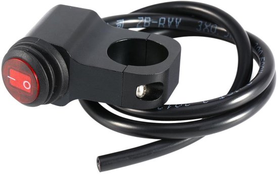 Geschikt voor 12V Motorfiets ATV Waterdichte Stuur Koplamp Schakelaar - LED Mist Spot Light Aan/Uit Schakelaar