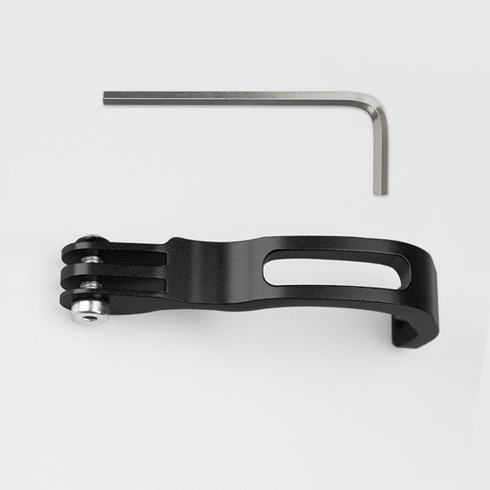 Geschikt voor Specifieke bevestiging van aluminiumlegering voor vork (lamp/camera-extensiebeugel) voor Brompton-vouwfietsen (GoPro-interface) van Merkloos