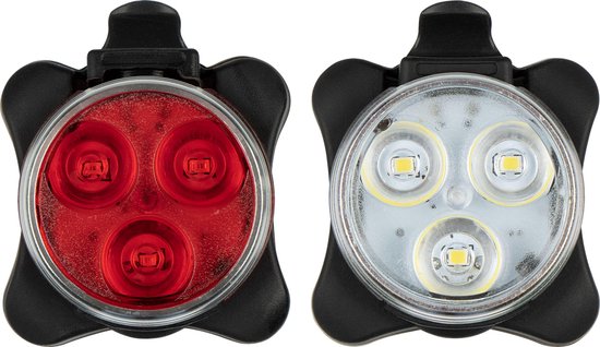 Get & Go LED Fietsverlichting Set Oplaadbaar - TRI- LED 45 -