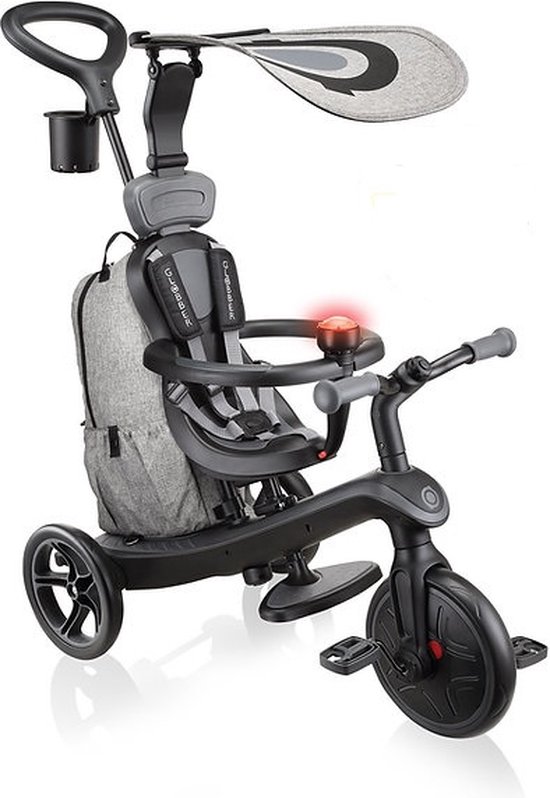 Globber Trike 4 in 1 Deluxe Play in Zwart-Grijs van Merkloos