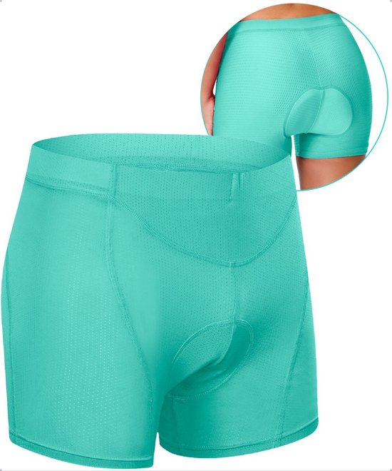 Go Go Gadget - Dames- & Herenfietsonderbroek met Zeem - Mint - XXL van Go Go Gadget