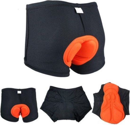 Go Go Gadget - Fiets onderbroek - Met Zeem - Unisex - Zwart - Maat M