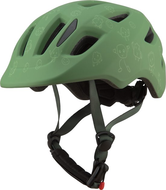 GO-OFF FIRST Kinderhelm - Extra Veilige Fietshelm voor Kinderen - Voor Fietsen en Skaten - Kind vriendelijke Jongens en Meisjes Helm van 1 - 4 Jaar - Groen - Maat XS van GO-OFF FIRST