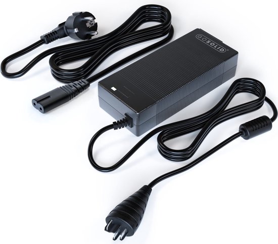 GO SOLID! ® lader geschikt voor Bosch Active Performance fietsaccu - Elektrische fiets oplader 4A - 36V van GO SOLID!®