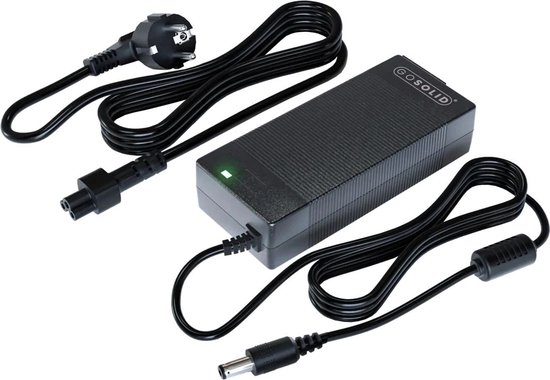 GO SOLID! Oplader Elektrische Fiets 1-pins voor 36V batterij voor model STC-8127LC