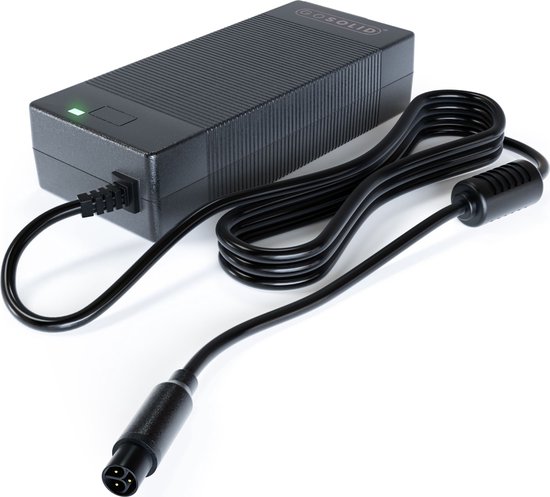 GO SOLID! ® Oplader Elektrische Fiets 3-pins voor 36V batterij voor model STC-8127LC van GO SOLID!