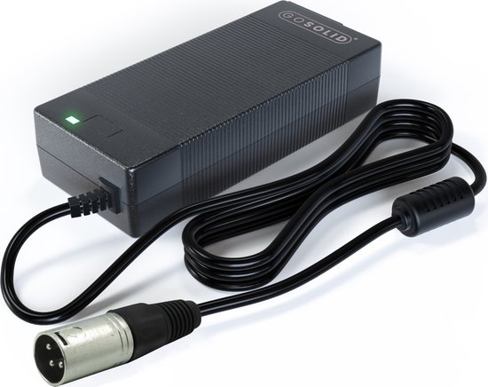 GO SOLID! ® Oplader Elektrische Fiets - 56.4V 3A met XLR 3-polige plug van GO SOLID!®