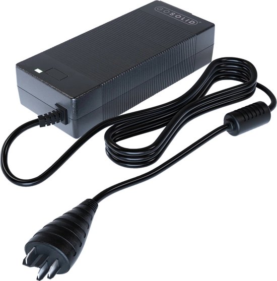 GO SOLID! ® Oplader geschikt voor Bosch PowerTube 500 & Bosch PowerPack 500 fietsaccu - 36V 2A van GO SOLID!