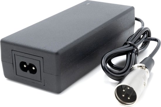 GO SOLID! ® Oplader geschikt voor Qwic Performance, Qwic Trend, Qwic Compact 36V - XLR 4 pins van GO SOLID!