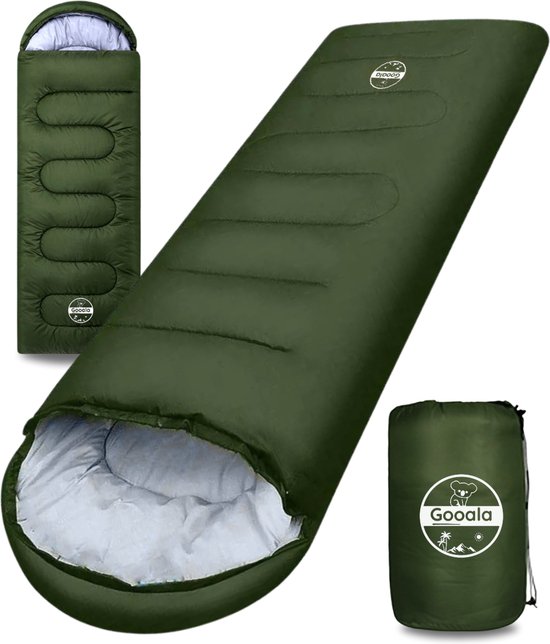 Gooala® Xpedition Slaapzak - 3 Seizoenen - Geschikt voor Volwassen en Kinderen - Inclusief Hoes van Gooala