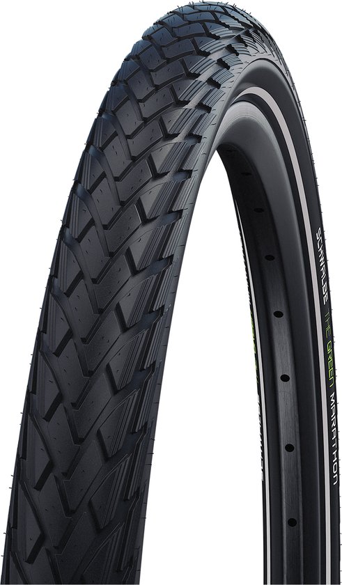 Green Marathon - Wired - ADDIX Eco - GreenGuard - 28x2.00 - Black + Reflex van Merkloos
