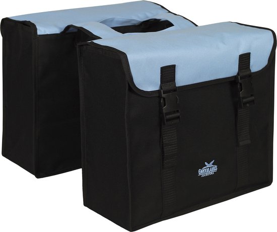 Greenlands - Dubbele Fietstas - 34 Liter - Zwart;Blauw van Greenlands