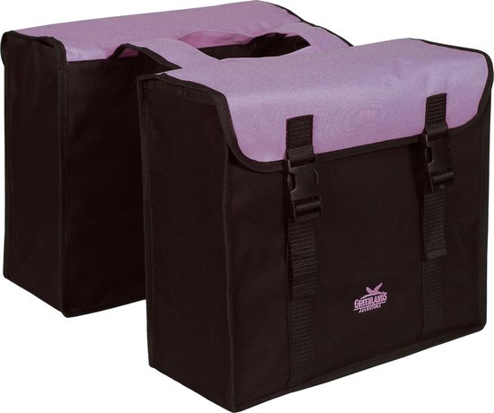 Greenlands - fietstas dubbel - 34L -Paars/Zwart van Greenlands