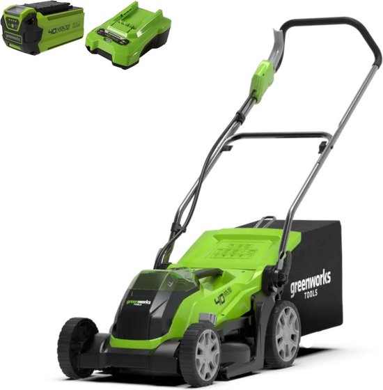 Greenworks 40 volt accu maaier van Greenworks