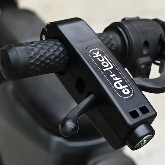 Grip-Lock Stuurslot voor Fiets, Scooter en Brommer | Universeel | Fiets Slot - Scooter Slot - Brommer Slot van Grip-Lock