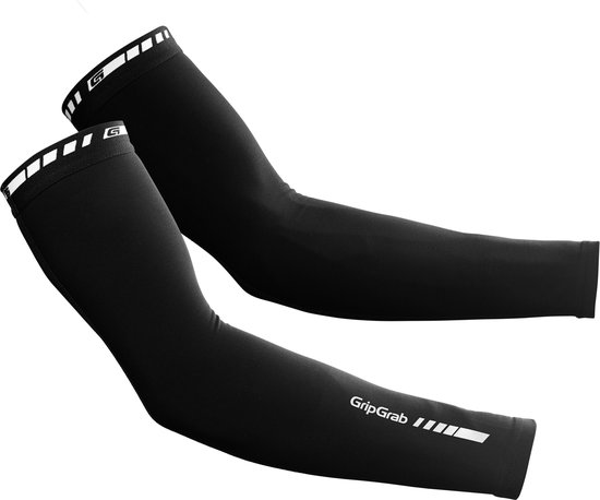 GripGrab - Light Arm Warmers Lente Herfst Fiets Armstukken Wielrennen Armwarmers - Zwart - Unisex - Maat M van Merkloos