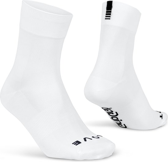 GripGrab - Lightweight SL Performance Zomer Fietssokken 1 Paar Coolmax Wielersport Sokken Regular Cut - Wit - Unisex - Maat M (41-44) van Merkloos