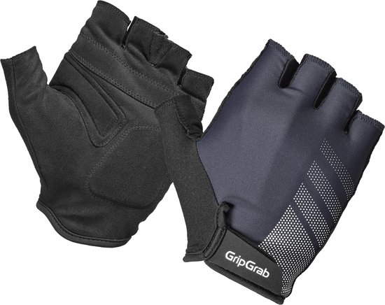 GripGrab - Ride RC Lite Korte Vinger Zomer Fietshandschoenen met Padding - Navy Blauw - Unisex - Maat L