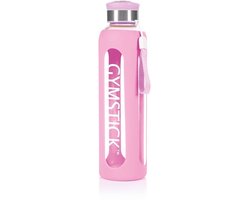 Gymstick Glazen Waterfles - Drinkfles - Roze - 600 ml