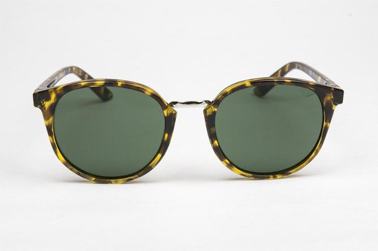 HAGA Eyewear Donker havanna bruin zonnebril rond van HAGA Eyewear