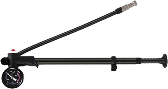 Hand Air Pump - Fietspomp Compressor - Banden Oppompen - 300 PSI Capaciteit - 32.5 cm Gevouwen - Aluminium
