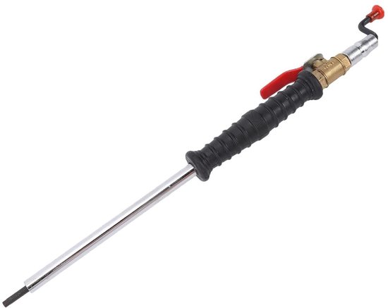 Hand Crank Bandenpomp - Handpomp Auto Motor - Banden Oppompen - Elektriciteitsvrij - 0-26 PSI - Zwart