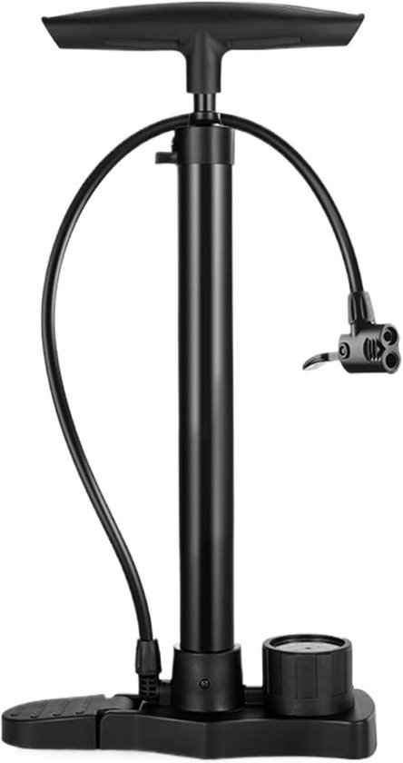 Handmatige Luchtpomp - Draagbare Pomp - Banden Oppompen - Met Manometer - 44 cm - Niet gespecificeerd