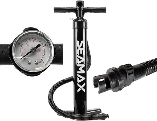 Handpomp voor Opblaasbare SUP en Boot - Lichte Dubbele Actie Pomp tot 27 psi