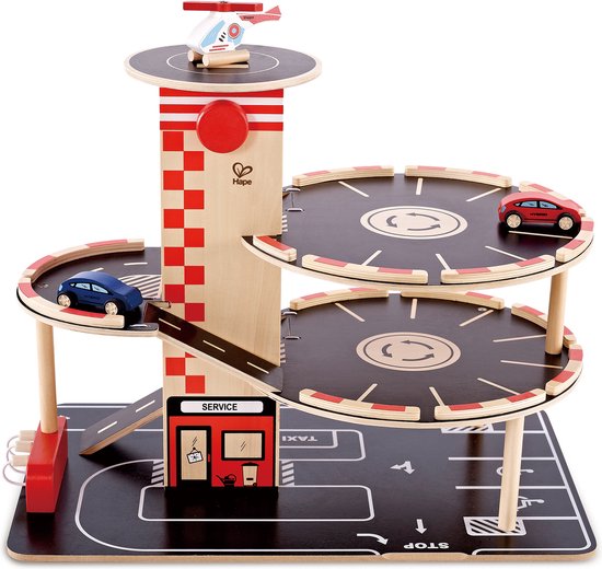 Hape Houten speelgoed garage van Hape