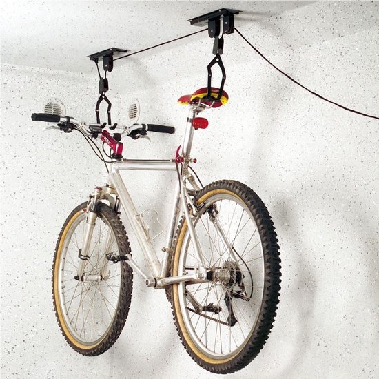 Haushalt Fietslift - Fiets Opslag Systeem - 20 kg - Zwart van Merkloos
