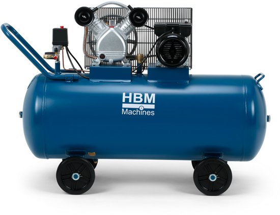 HBM Snaaraangedreven Compressor 200 Liter ( 320 l/min)