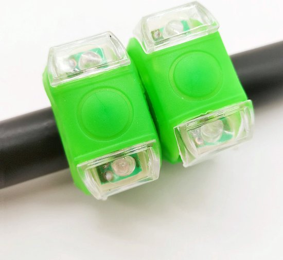 hbs HL-009-Green - LED Fietsverlichting Set - Groen