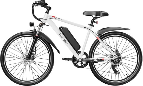 HEADEER BK1350 Fiets Elektrische – 250W Motor – tot 25 km/u – 48V 15Ah – 26 inch luchtbanden – 30 km Actieradius –met TUYA App