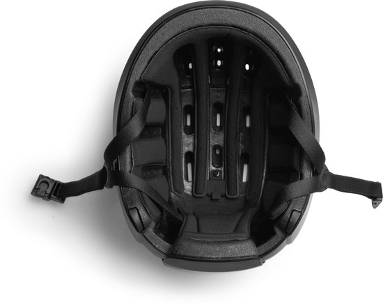 headfirst Echo Pro fietshelm met LED remlicht - Zwart - M/L (55-61 cm) - SafeFit aanpasbare fietshelm voor e-bike, stadsfiets, step & skate - magnetische sluiting