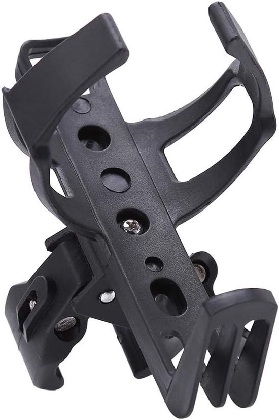 Health Gear Fiets Waterfleshouder - Universele Fietsbekershouder - 360 Graden Rotatable Fiets Fles Rack Zonder Schroeven voor Fietsen (Zwart)