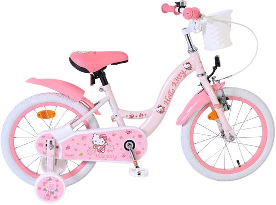 Hello Kitty Kinderfiets - Meisjes - 16 inch - Roze van Merkloos