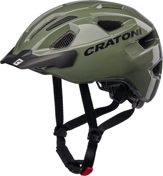 Helm Cratoni C-Swift Olive Glossy Uni van Merkloos