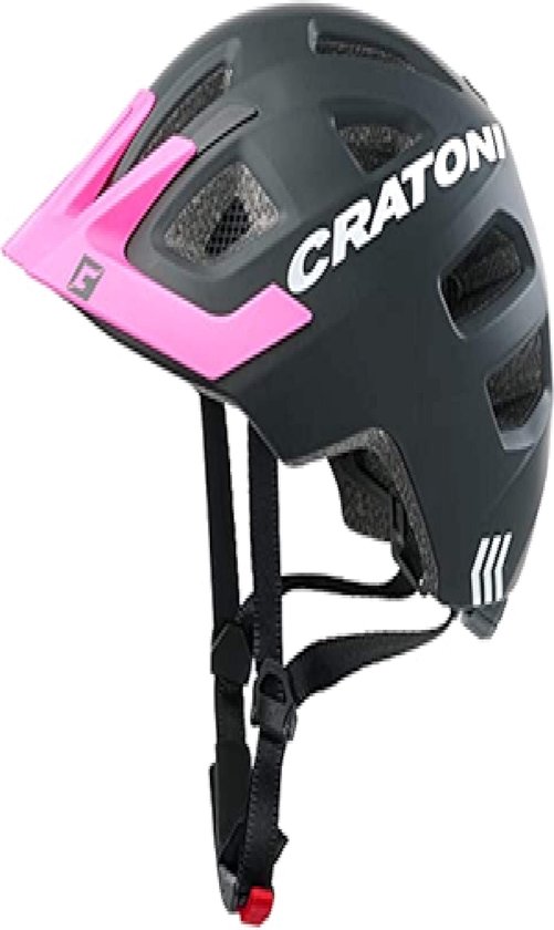Helm cratoni maxster pro black-pink matt xs-s van Cratoni