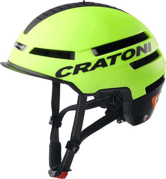 Helm Cratoni smartride 1.2 speed pedelec NTA 8776 certificaat - neonyellow matt S-M (54.58 cm)