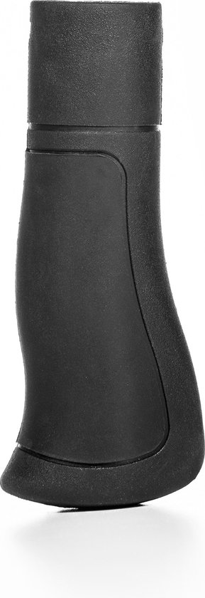 Herrmans Ergo 84B zwart 120mm fiets handvat van Herrmans