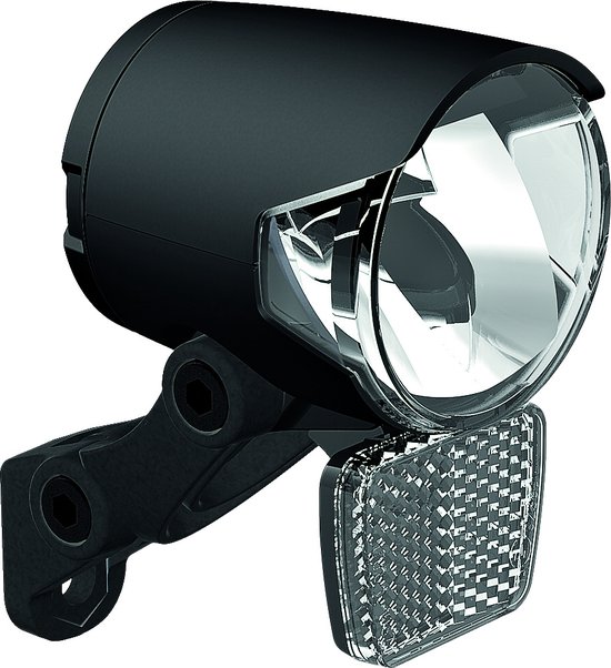 Herrmans Voorlicht H-black E-bikes 120 Lumen Zwart