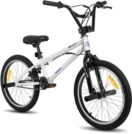 Hiland 20 Inch Freestyle BMX Fiets - Voor Kinderen & Jeugd - 360 Graden Gyro Systeem - Inclusief 4 Pegs (Voetsteunen) - Meerdere Kleuren van Hiland