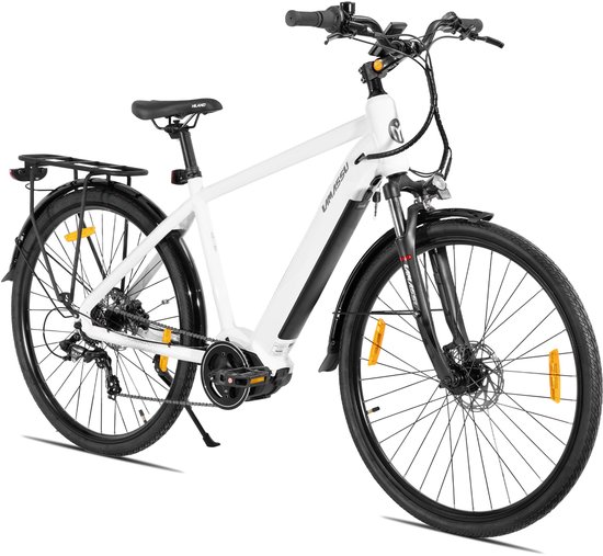 HILAND Allanton Elektrische Mountainbike - 27,5 inch - 250W Motor - 36V 10.4Ah Accu -E-MTB met Schijfremmen - 7 Versnellingen - Unisex