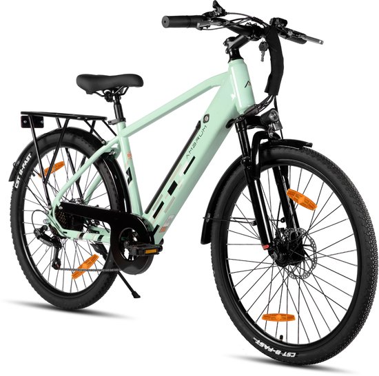 HILAND Elektrische Mountainbike - 26 inch - 250W Motor - 36V 10.4Ah Accu - E-MTB - 7 Versnellingen - Dubbele Schijfremmen - Heren & Dames van Hiland