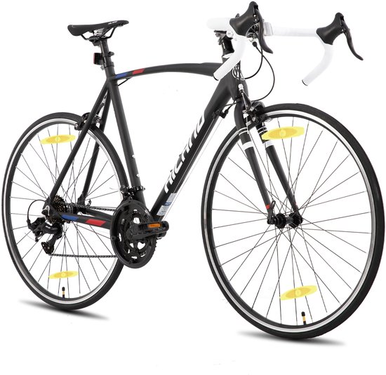 HILAND Racefiets - 700C - 14 Versnellingen - Lichtgewicht Aluminium Frame - Wielrenfiets voor Heren & Dames - 28 Inch van Hiland