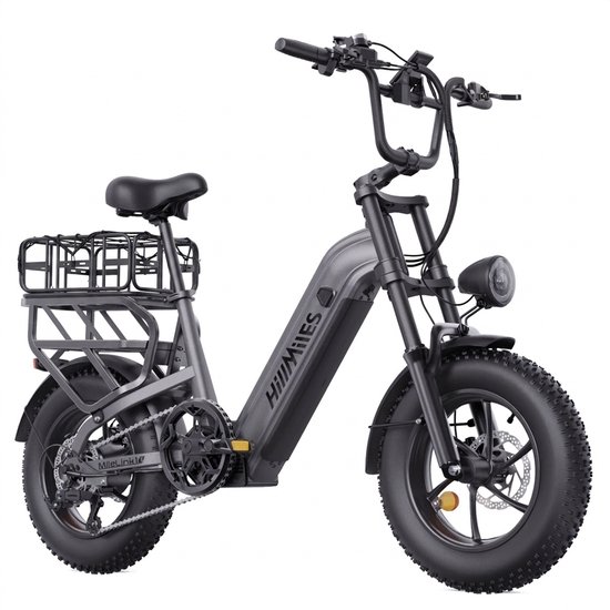 HillMiles MileLink 1 Elektrische fiets -GY-single-basket
