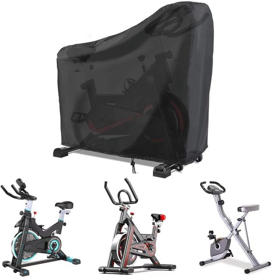 Hoes voor hometrainer, waterdichte hoes, fietshoes, beschermhoes voor buitenfiets, stofdicht en waterdicht, loopbandhoes, stofhoes voor dynamische fiets,140*60*120/160cm van Merkloos
