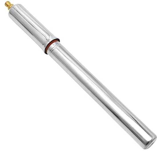 Hoge Kwaliteit Handpomp voor Fietsen - Verchroomd Staal 300 mm met Presta en Schrader Slang