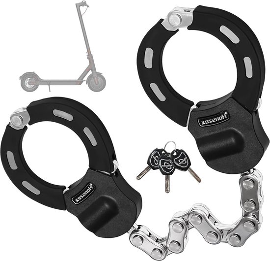 Hoge veiligheid E-scooterslot met draagbare EVA waterdichte ophangtas - slot voor e-scooter handboeiend - 2362 inch - Honszex E-scooterslot. Slot Elektrische Step van Hoge