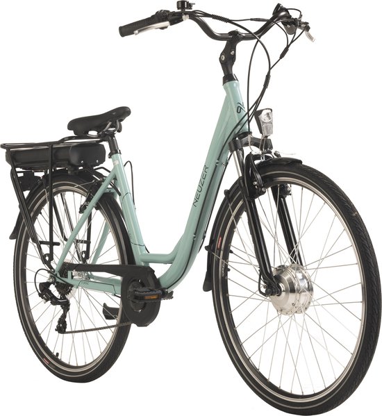 Hollandia Fiets (elektrisch) E-stadsfiets dames Hollandia Lido 28'' e-bike 7 versnellingen groen - 49 cm van Hollandia